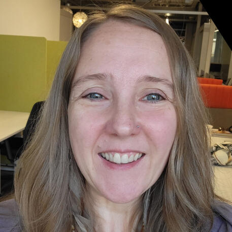 A desert highway, photo taken from the ground on yellow center line